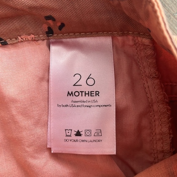 Mother The Catch All High Rise Ankle Pants in Mushroom Mayhem Size 26 - Picture 10 of 13